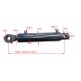 SIŁOWNIK HYDRAULICZNY 63x36 skok 140mm